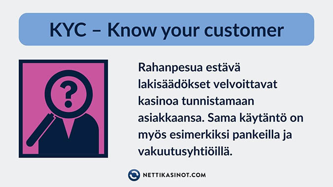 KYC-varmennus-on-lakiin-perustuva-toimenpide-joka-tuo-turvaa-myos-pelaajalle KYC-varmennus on lakiin perustuva toimenpide, joka tuo turvaa myös pelaajalle