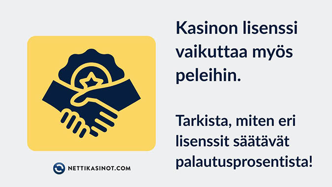 Kasinon lisenssi vaikuttaa myos peleihin. Kasinon lisenssi vaikuttaa myos peleihin.