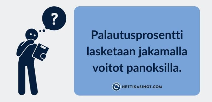 RTP-n laskukaava on yksinkertainen RTP-n laskukaava on yksinkertainen