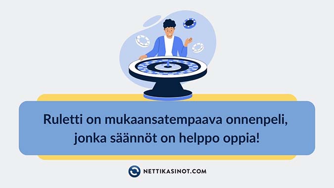 Ruletin saannot ja pelinkulku Ruletin säännöt ja pelin kulku on helppo sisäistää