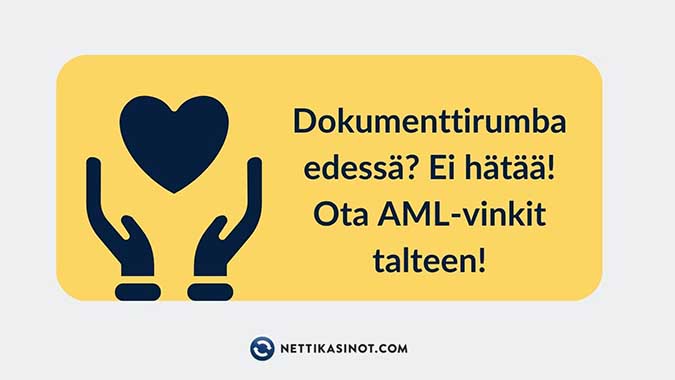Vinkit helpompaan AML-prosessiin Vinkit helpompaan AML-prosessiin