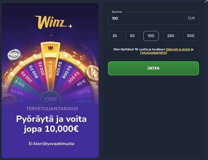 Winz Casino Talletus Winz Casino Talletus
