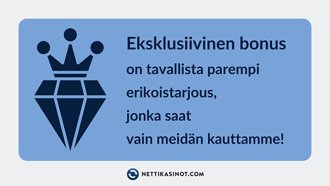 eksklusiivinenbonus Eksklusiiviset bonukset vs. normaalit tarjoukset