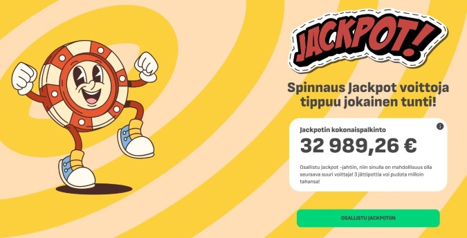 Spinnaus jackpot Spinnaus jackpot