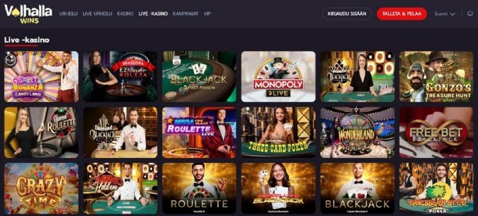 Valhalla Wins Live Casino Valhalla Wins Live Casino