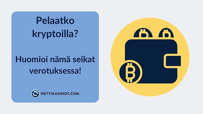 pelaatko kryptoilla Miten kryptoilla pelaaminen vaikuttaa kasinovoittojen verotukseen?