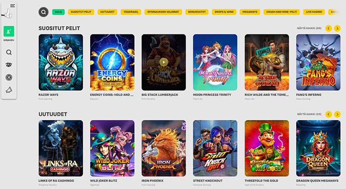 Spinnaus Casino Pellit Spinnaus Casino pelit
