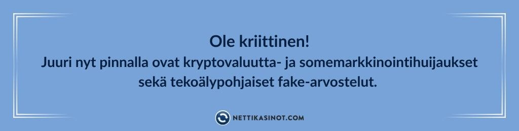 Huijarikasinot5 Missä ja miten huijarikasinot toimivat juuri nyt?
