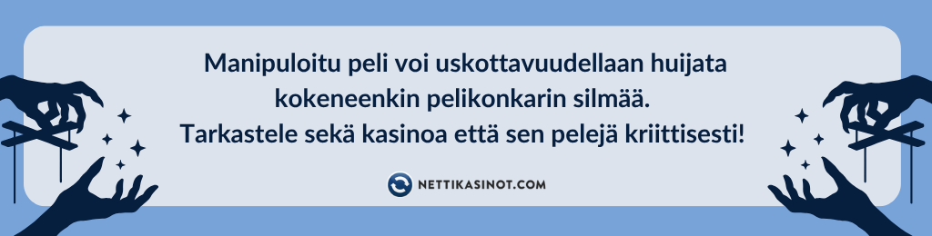 Scam casinos2 Miten tunnistaa väärennetty kasinopeli?