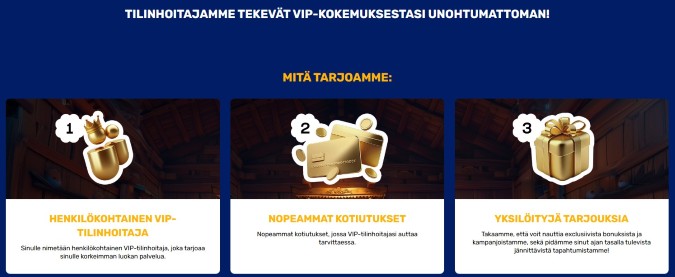 KarhuBet Casino VIP-ohjelmassa on 4 tasoa. KarhuBet Casino VIP-ohjelmassa on 4 tasoa.