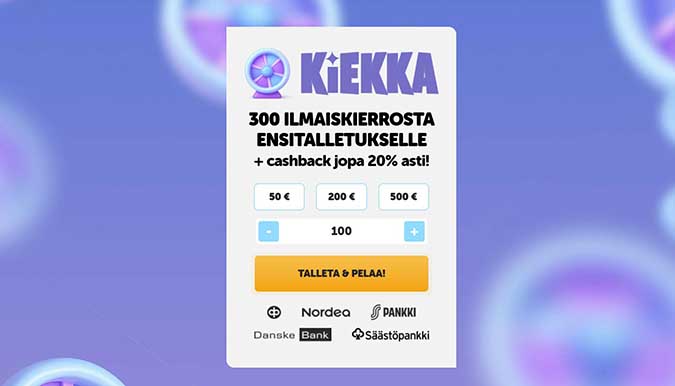 Kiekka Kasino talletus Kiekka Kasino talletus