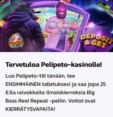 Pelipeto bonus Pelipeto Casino bonus