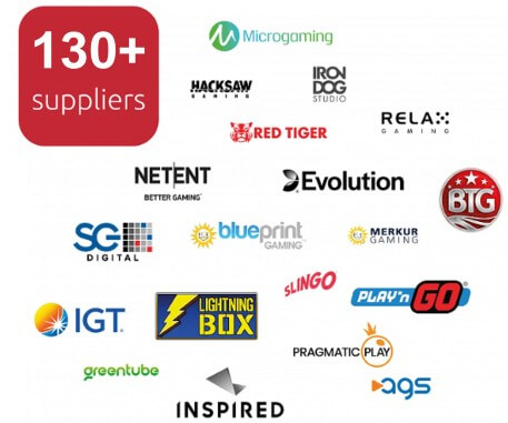 White Hat Gaming kasinopelit tulevat yli 130 tuottajalta. White Hat Gaming kasinopelit tulevat yli 130 tuottajalta.