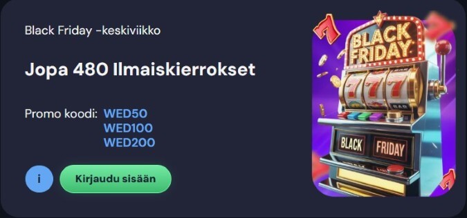 Black Friday LuckyWin Casino Black Friday -tarjous – LuckyWins Casino
