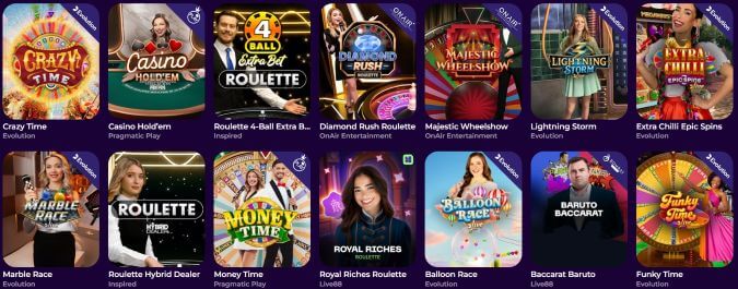 Ruhtinas live casino tarjoaa yli 550 peliä. Ruhtinas live casino tarjoaa yli 550 peliä.