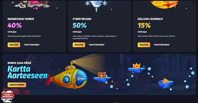 Winshark bonukset Winshark bonukset