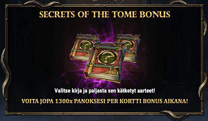 Tome of Madness Bingo bonustoiminto Tome of Madness Bingo bonustoiminto