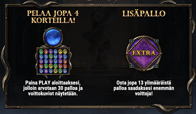 Tome of Madness Bingo pelitoiminnot Tome of Madness Bingo pelitoiminnot