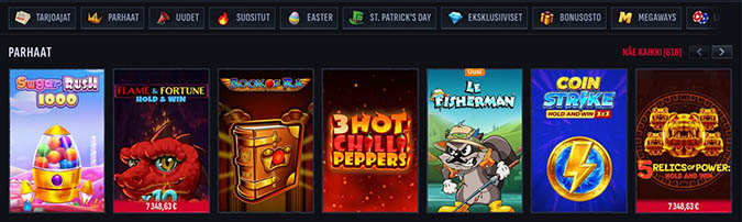 Mafia Casino Pelit Mafia Casinon pelivalikoima
