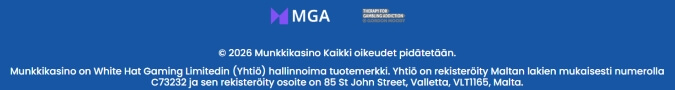 Verovapaan Munkki Kasinon MGA-lisenssitiedot (Malta) Verovapaan Munkki Kasinon MGA-lisenssitiedot (Malta)