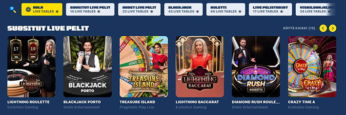 Spiidi live Casino Spiidi Casino livekasino
