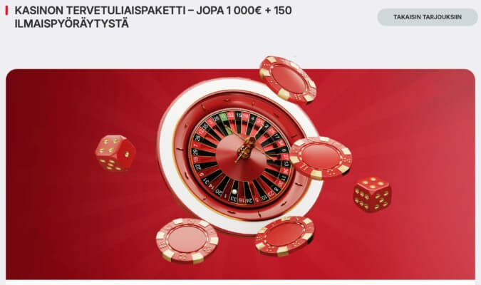 Monoplay tervetuliaispaketti Monoplay tervetuliaispaketti