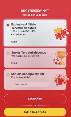 Monoplay tervetulobonus Monoplay tervetulobonus