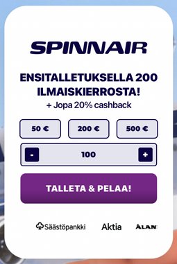 Spinnair Casino talletus Spinnair Casino talletus