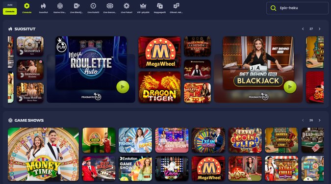 Epicbet livekasino Epicbet livekasino