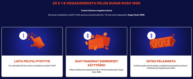 Tuhti Kasinon megakierrokset Tuhti Kasinon megakierrokset